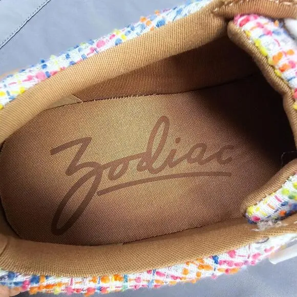ZODIAC Women's Cooper Sneakers Size 10 Fashionable Platform Quilted Rainbow Top