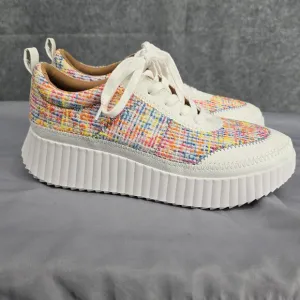 ZODIAC Women's Cooper Sneakers Size 10 Fashionable Platform Quilted Rainbow Top