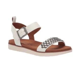 Zodiac Women's Nola Ankle Strap Sandals White Size 6